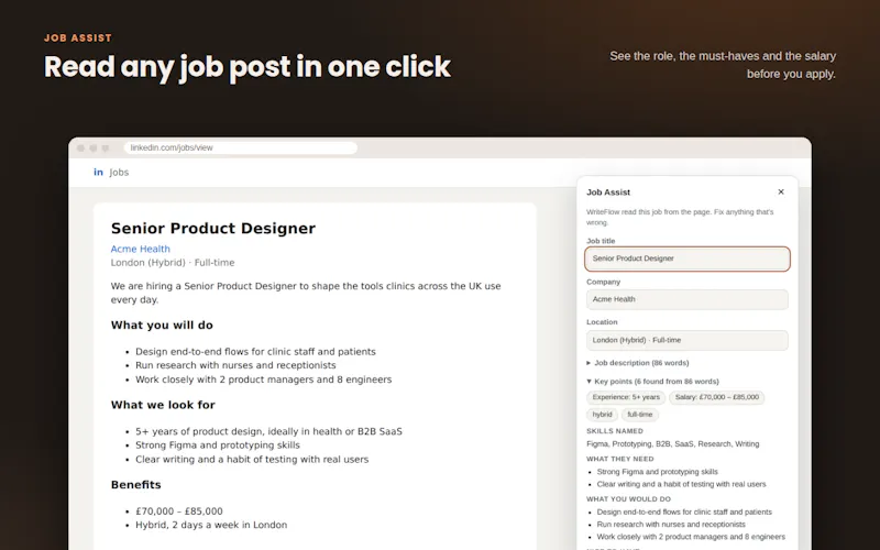 WriteFlow AI  screenshot 3