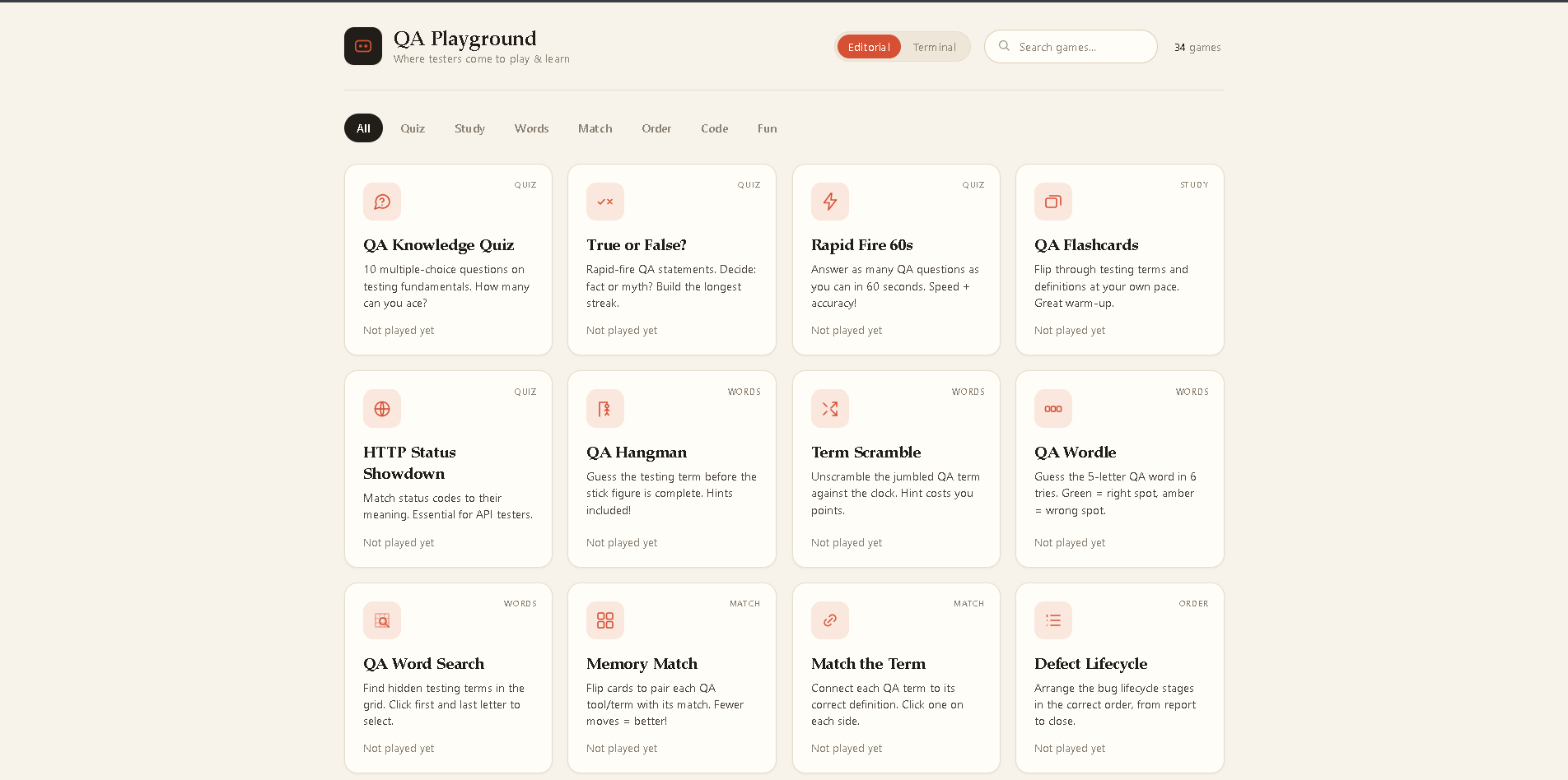 QA Playground gallery image