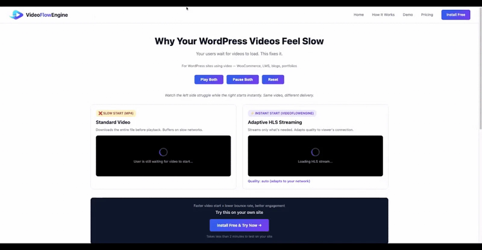 VideoFlowEngine screenshot 1 (video preview)
