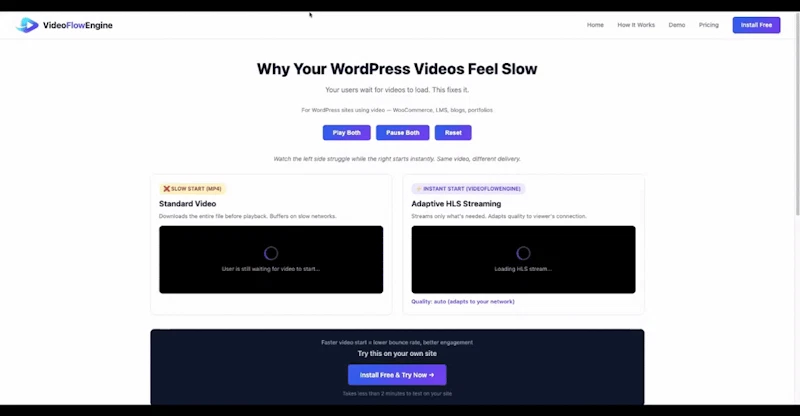 VideoFlowEngine screenshot 1 (video preview)