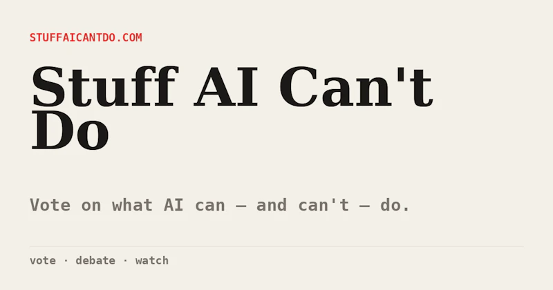 Can AI do this or not ? screenshot 1