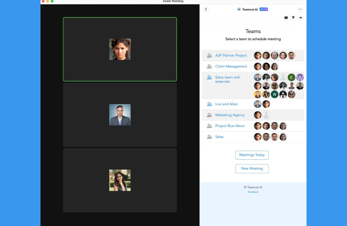 Free Teamcal AI App for Zoom gallery image