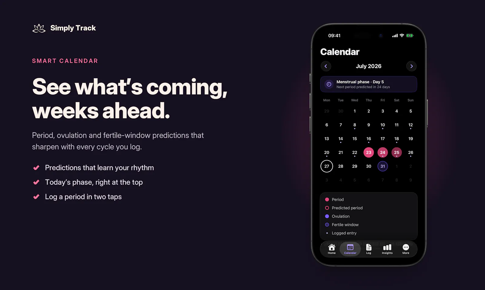 Simply Track: Period & Cycle Tracker screenshot 6