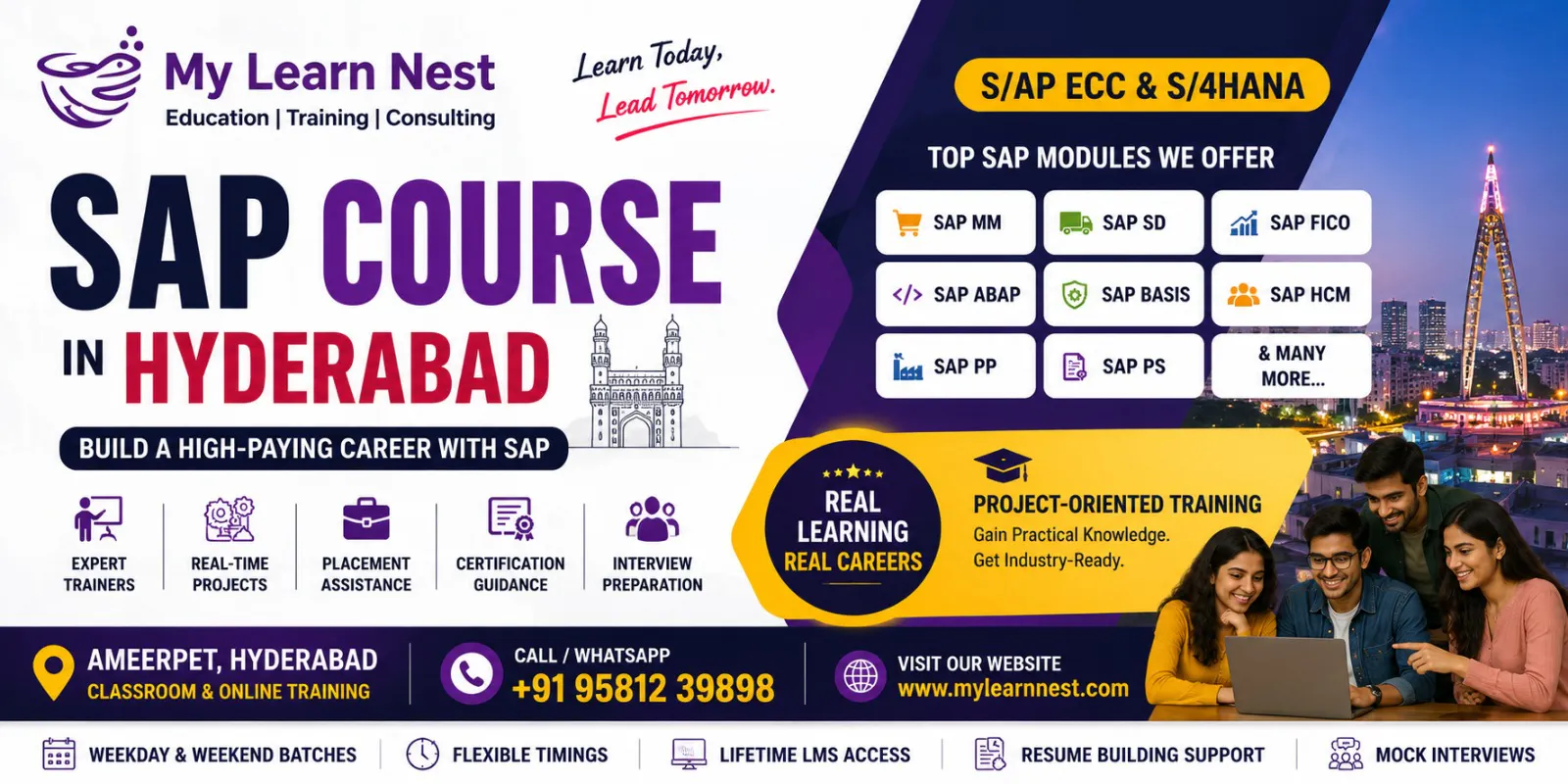SAP Course in Hyderabad | MyLearn Nest