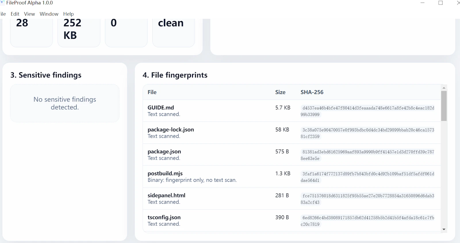 FileProof Desktop screenshot 4
