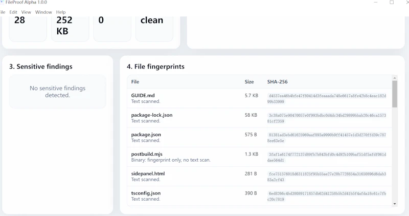 FileProof Desktop screenshot 4