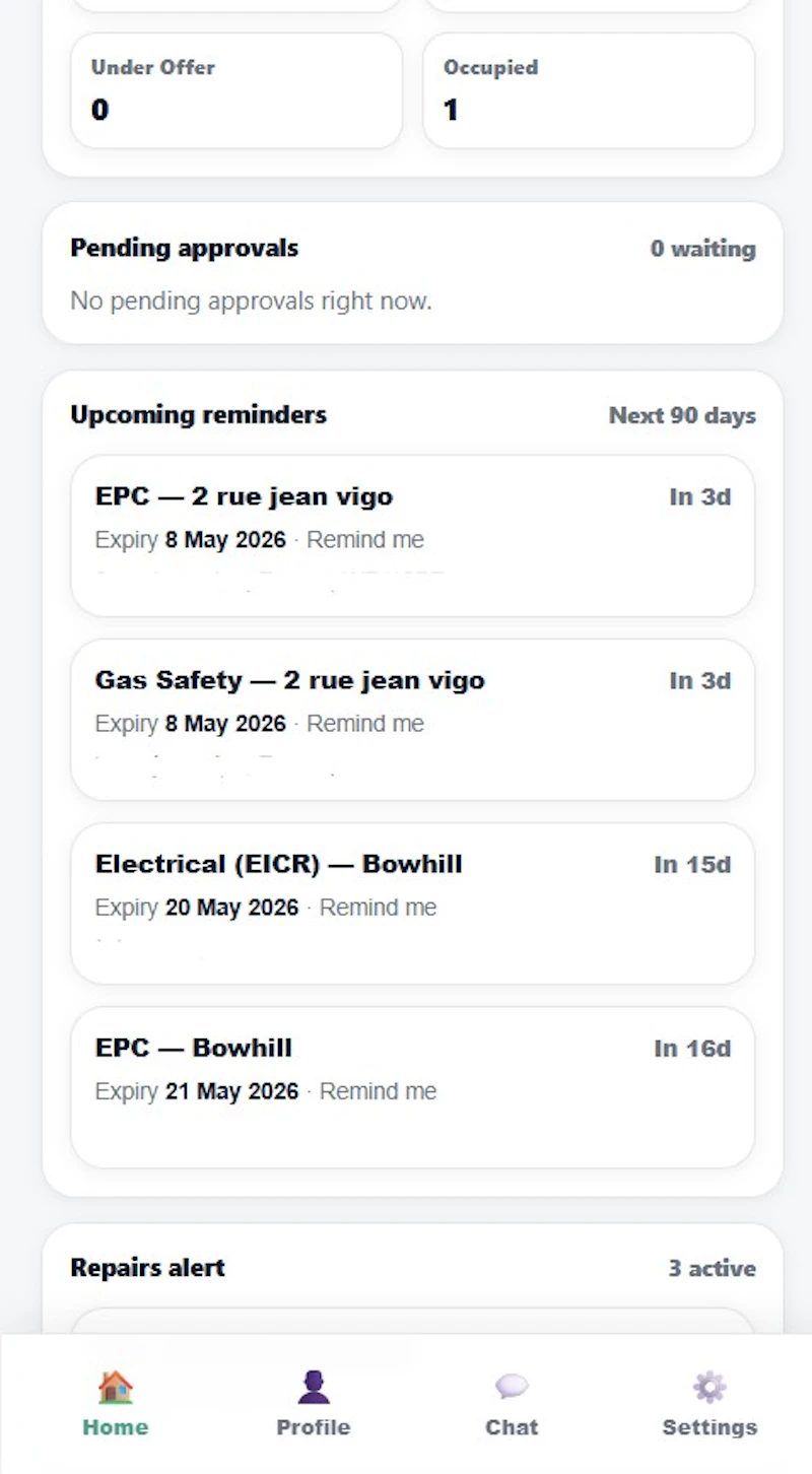 360Rent Stay Compliant. Stay In Control screenshot 3