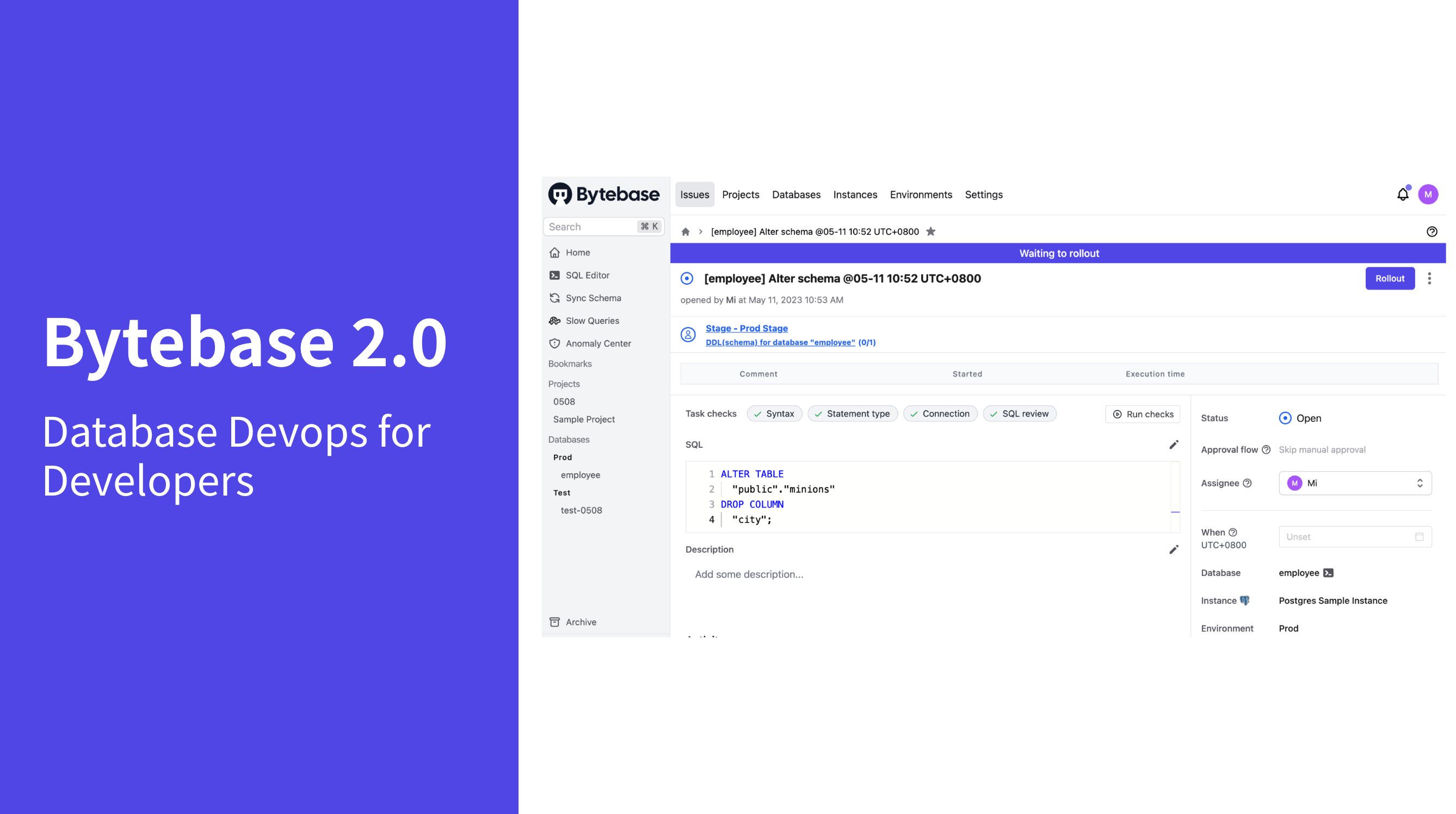 Bytebase 2.0 media 2
