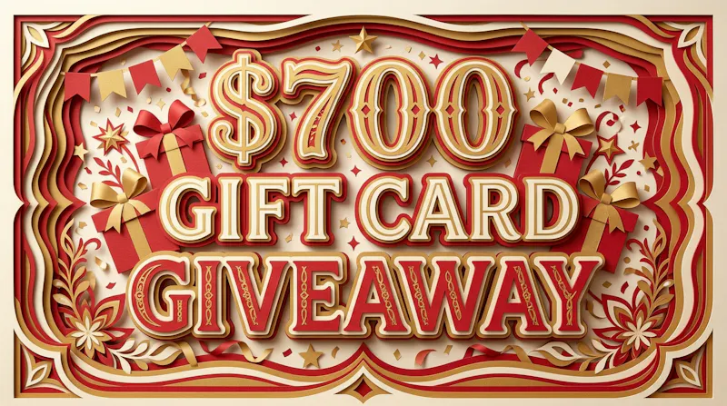 Free Gift Card Giveaway: Win $700, Ends screenshot 1