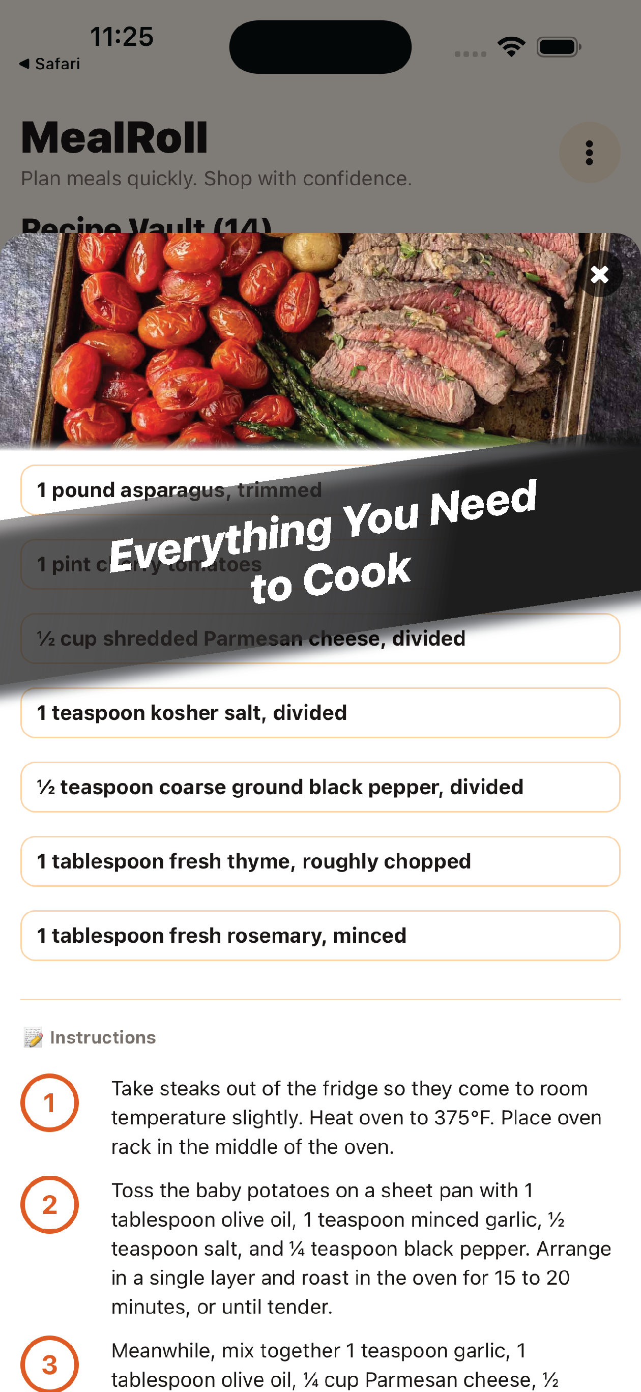 MealRoll - Screenshot 5 showing product features and functionality