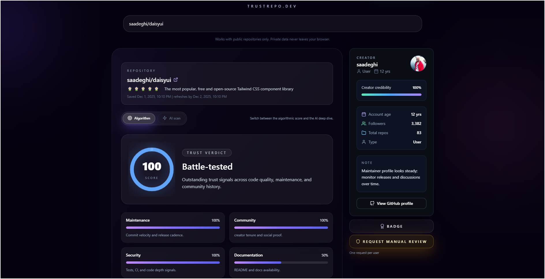 TrustRepo.dev gallery image