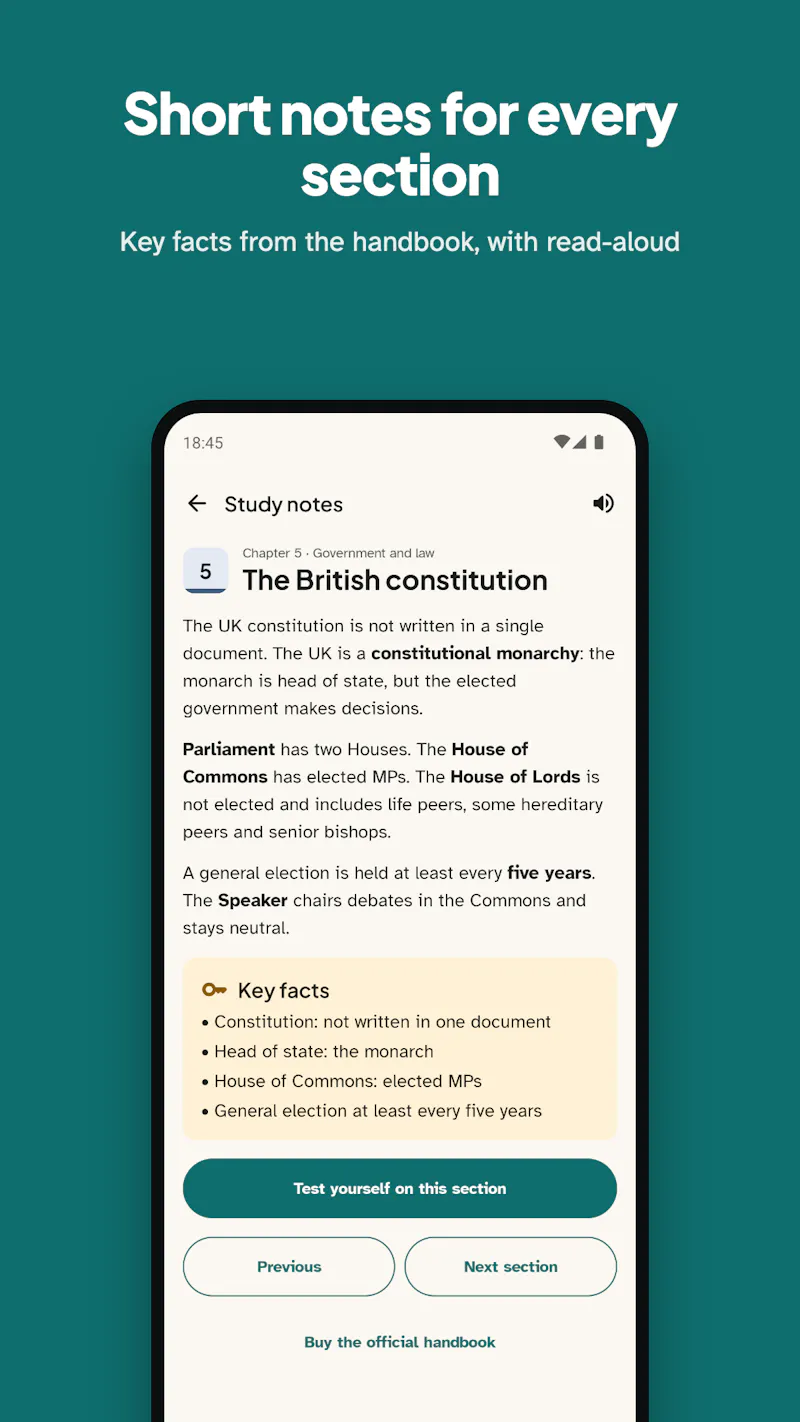 Life in the UK Test Prep screenshot 5