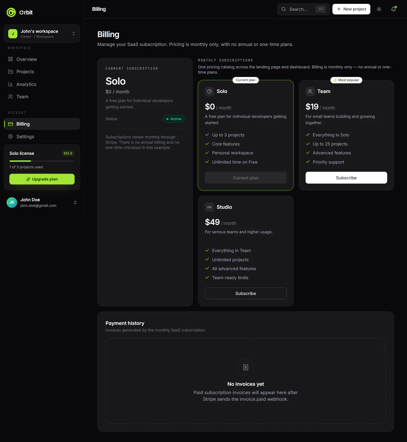 Orbit screenshot 3