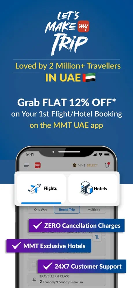 Makytrip - Küresel olarak uçuşlarda, otellerde ve tatillerde en iyi fırsatları alın medya 3