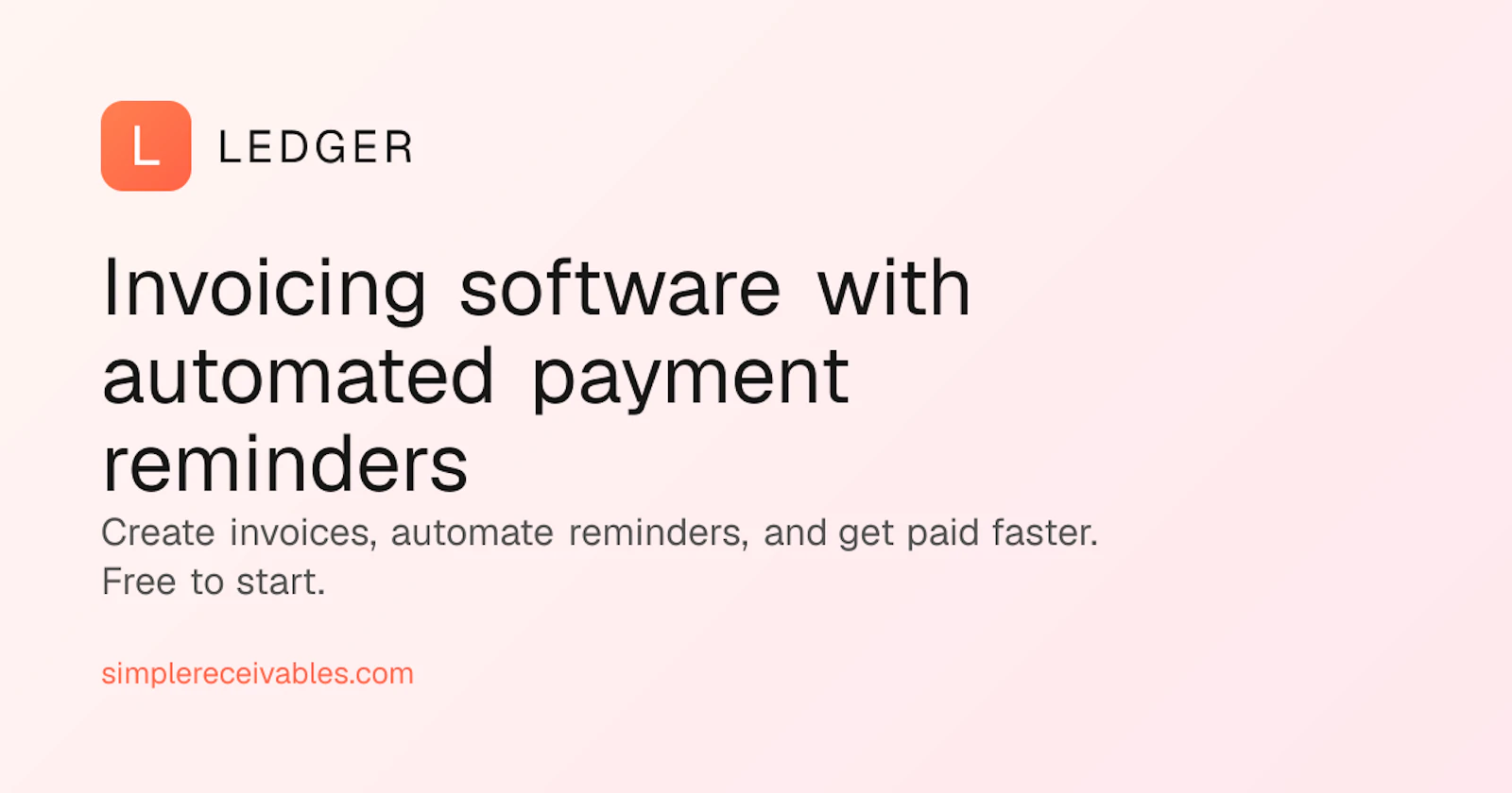 Ledger by SimpleReceivables screenshot 2