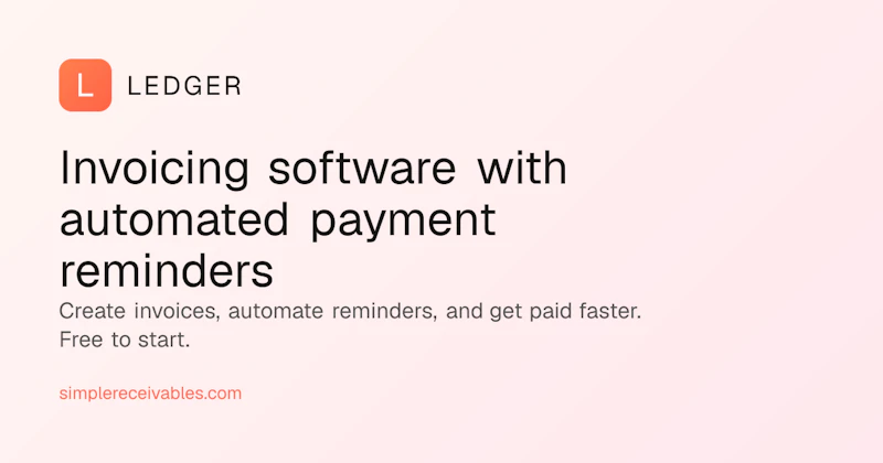 Ledger by SimpleReceivables screenshot 2