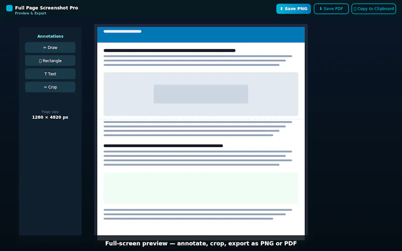 Full Page Screenshot Pro screenshot 3