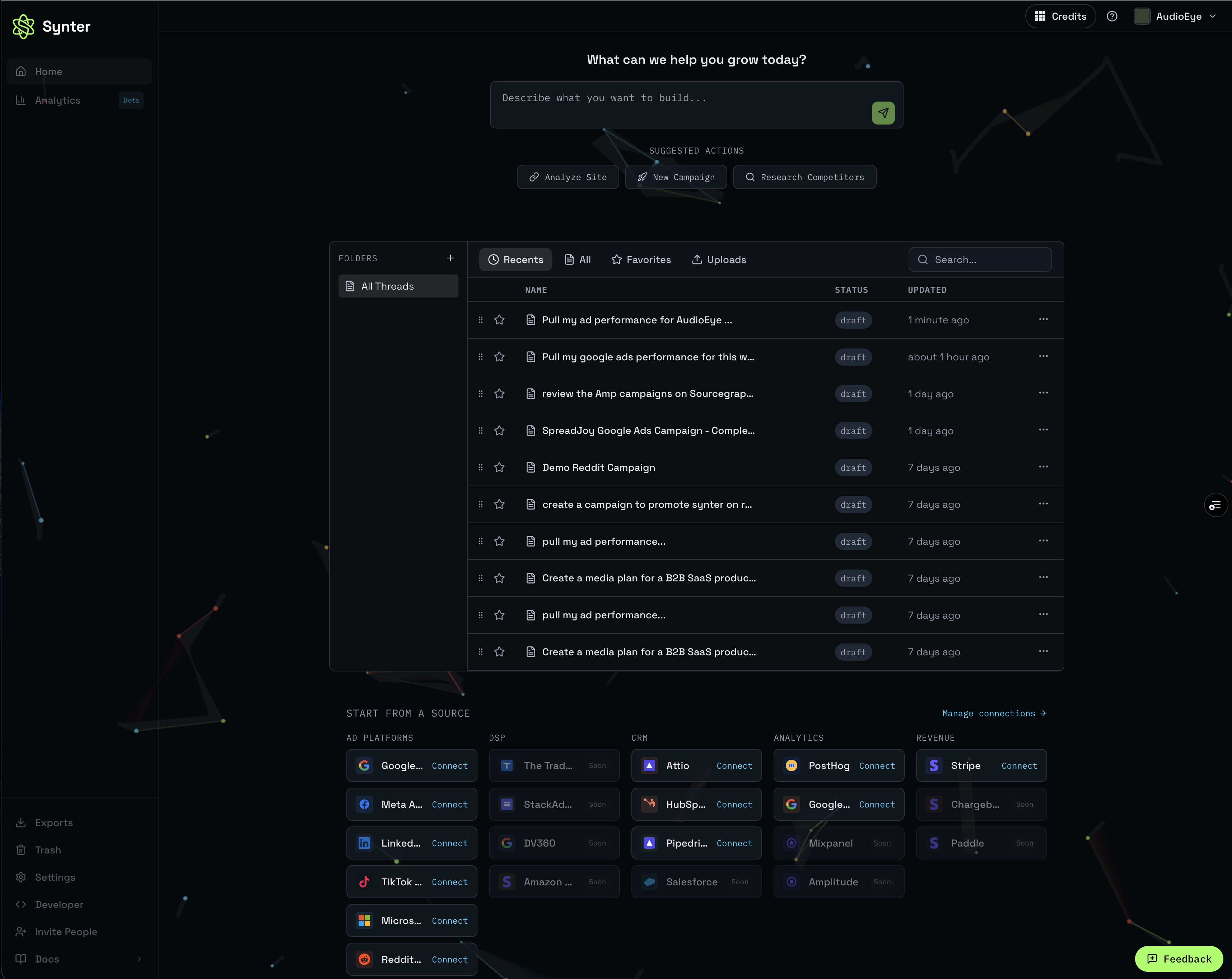 Synter Media AI - Screenshot 3 showing product features and functionality