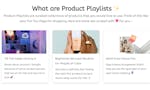 Product Playlists image