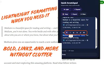 Quick Scratchpad gallery image