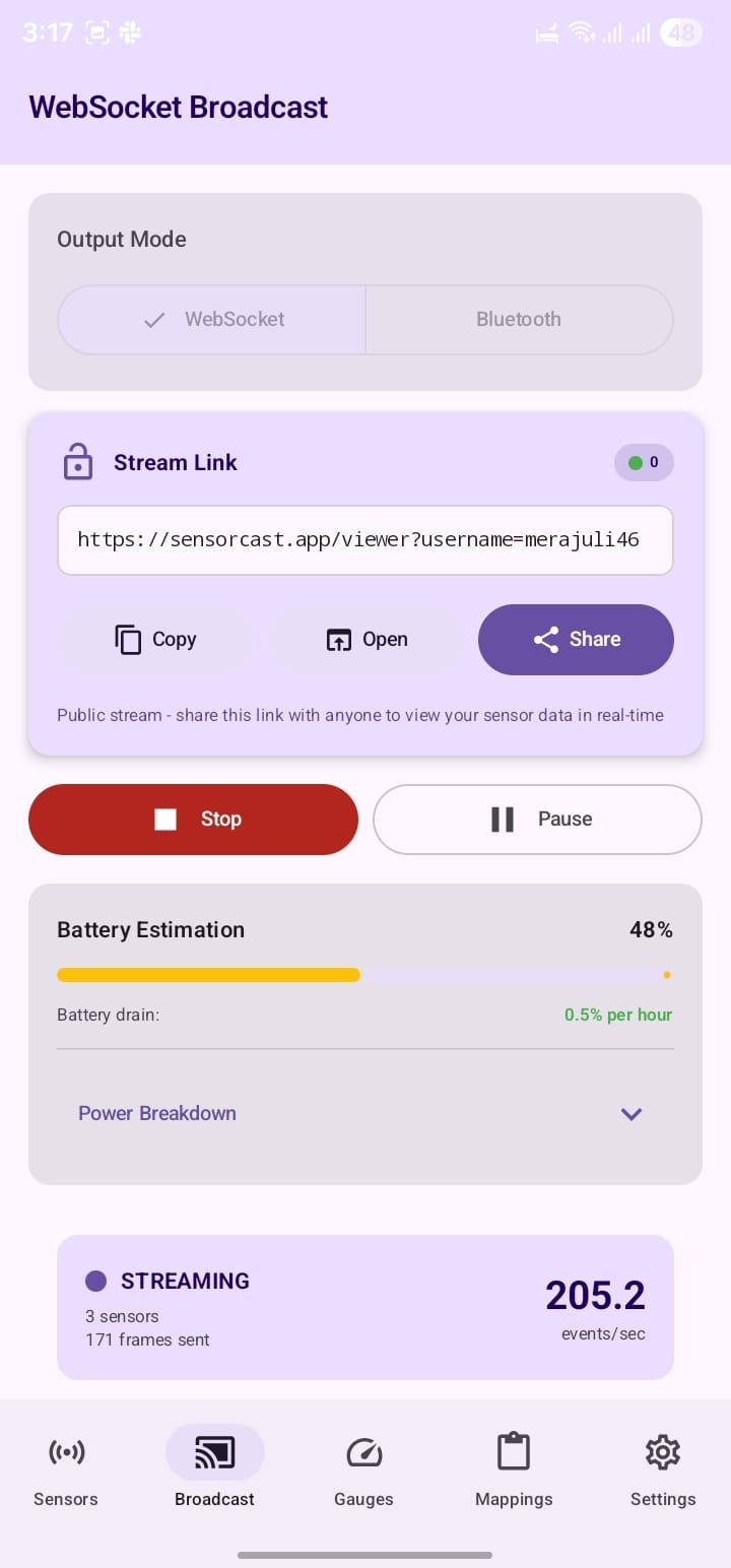SensorCast gallery image