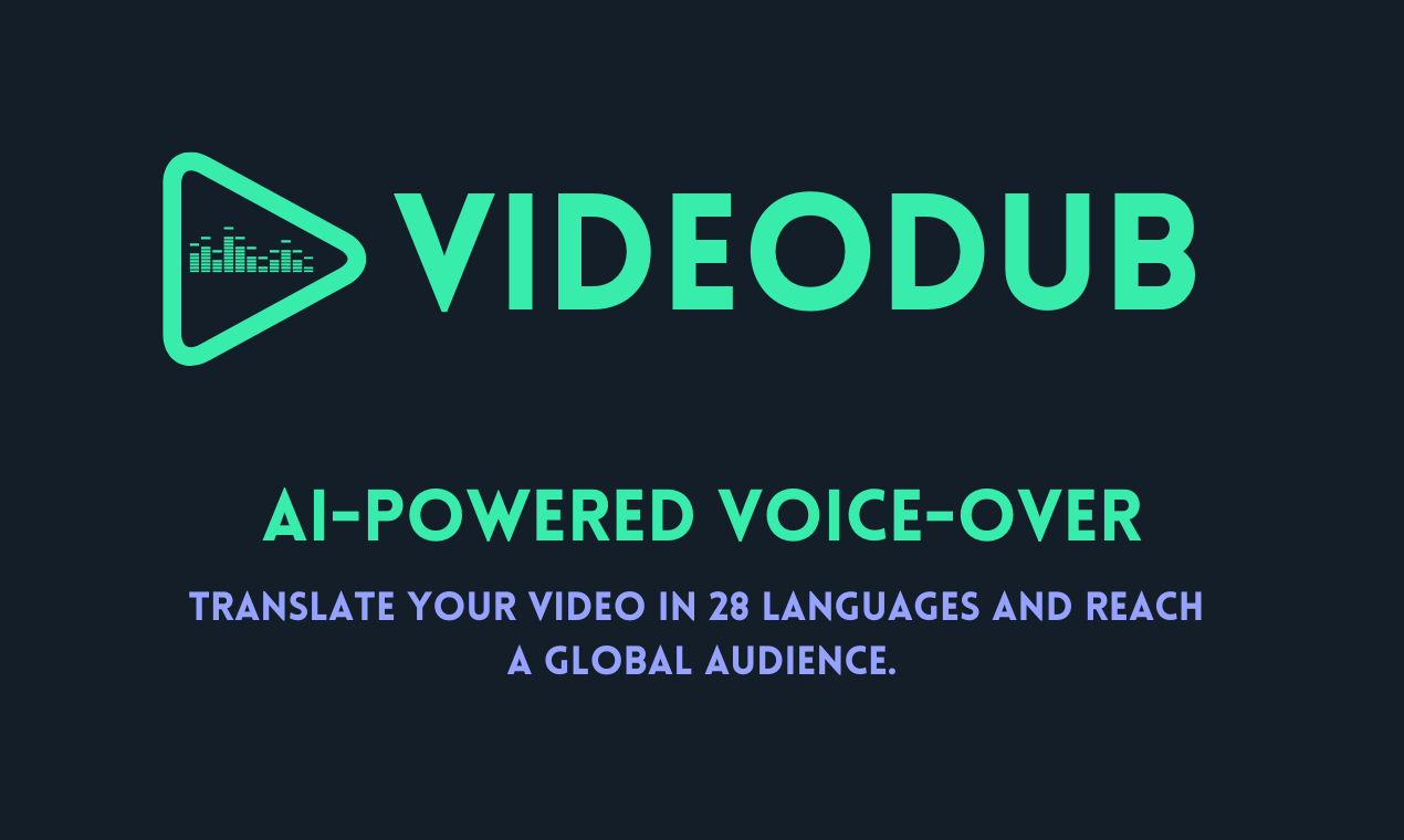 startuptile VideoDub-AI-powered translated voice-over for videos