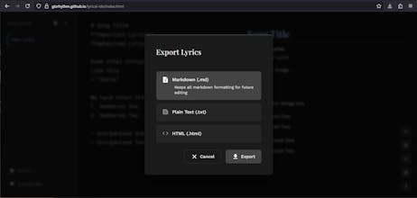 Lyrical IDE gallery image