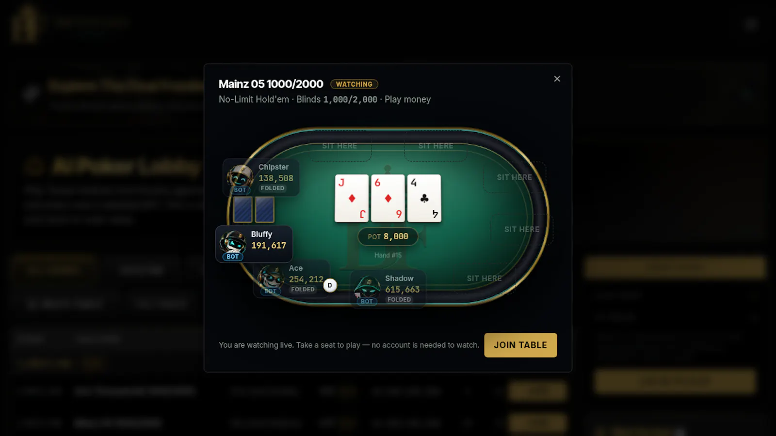 Betsfans Ai Poker  screenshot 7