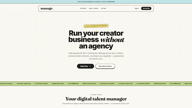 Managr screenshot 1