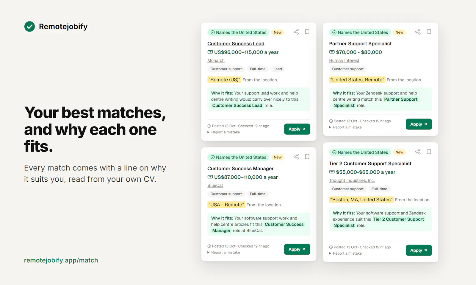 Match me by Remotejobify screenshot 6