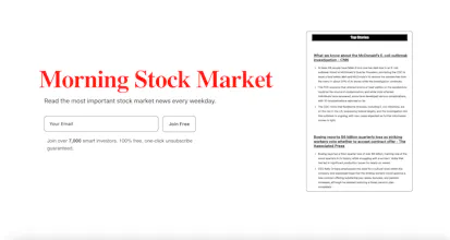 Morning Stock Market gallery image