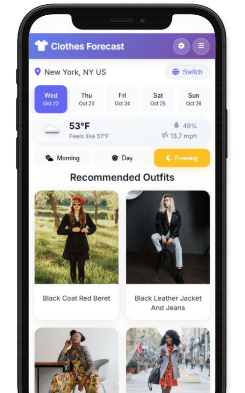 Clothes Forecast gallery image