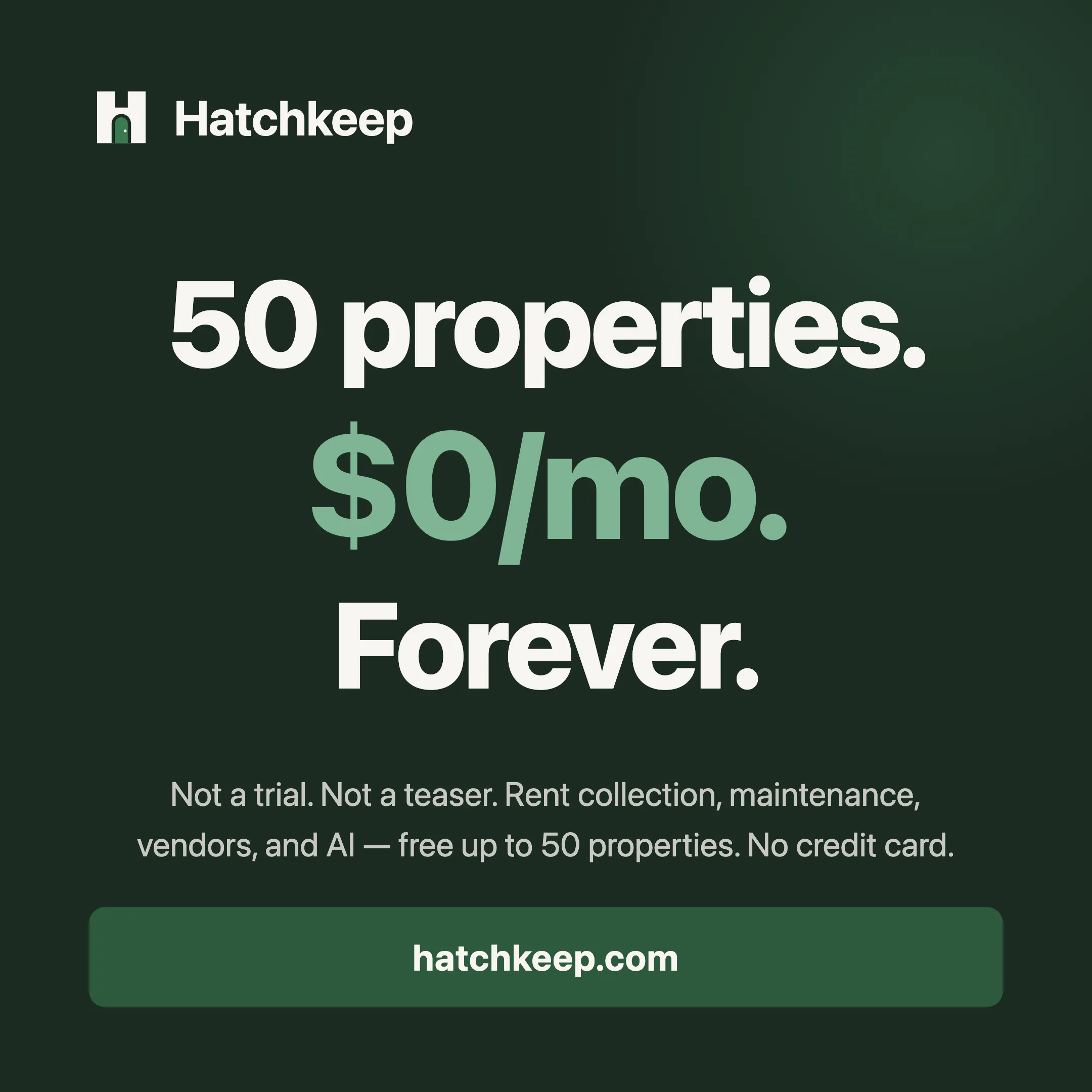 Hatchkeep — Free Property Management  gallery image