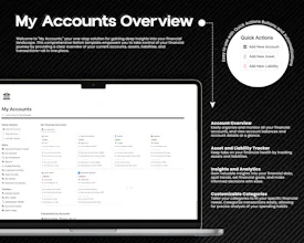 Advanced Finance Tracker Notion Template gallery image