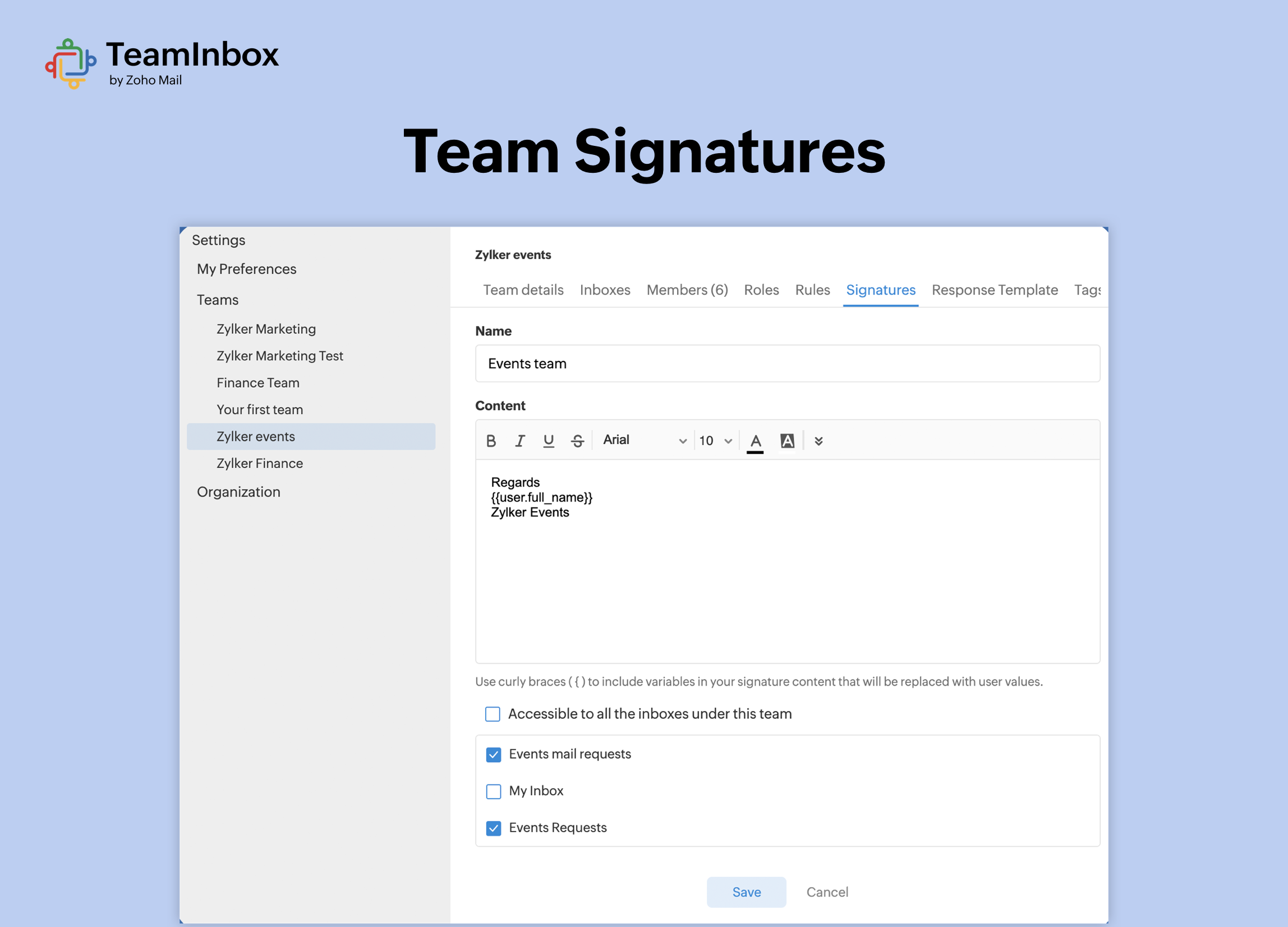 Zoho TeaminBox media 6