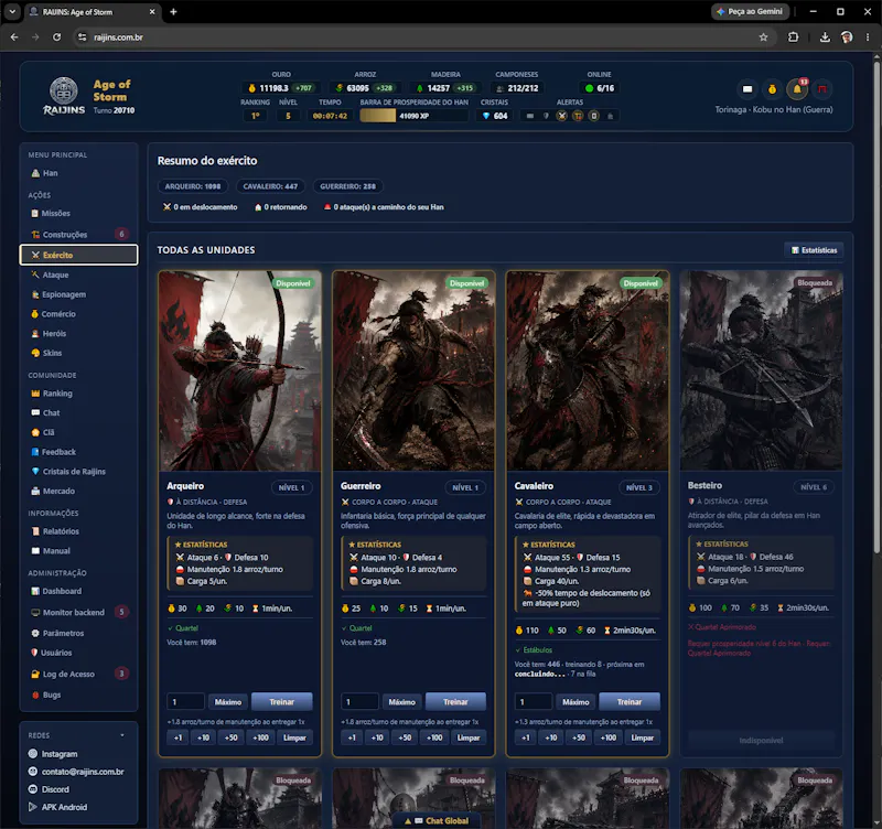 Raijins screenshot 2