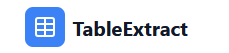 TableExtract