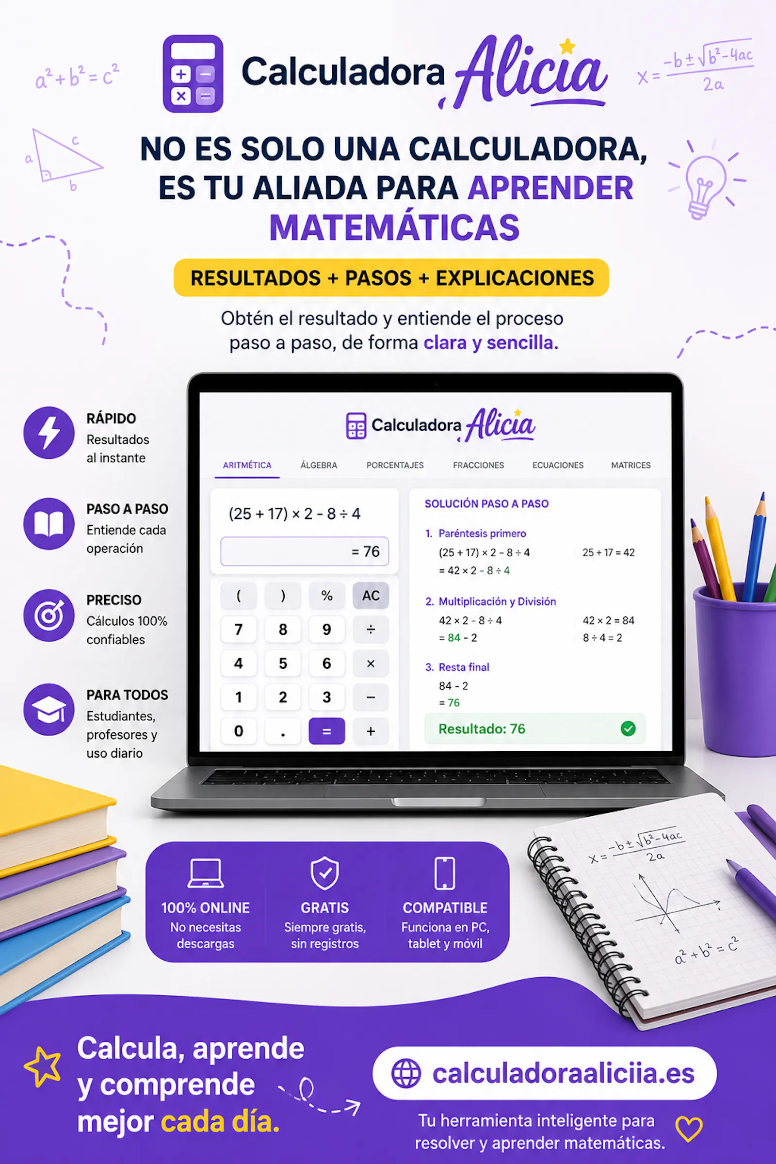 calculadora alicia screenshot 1