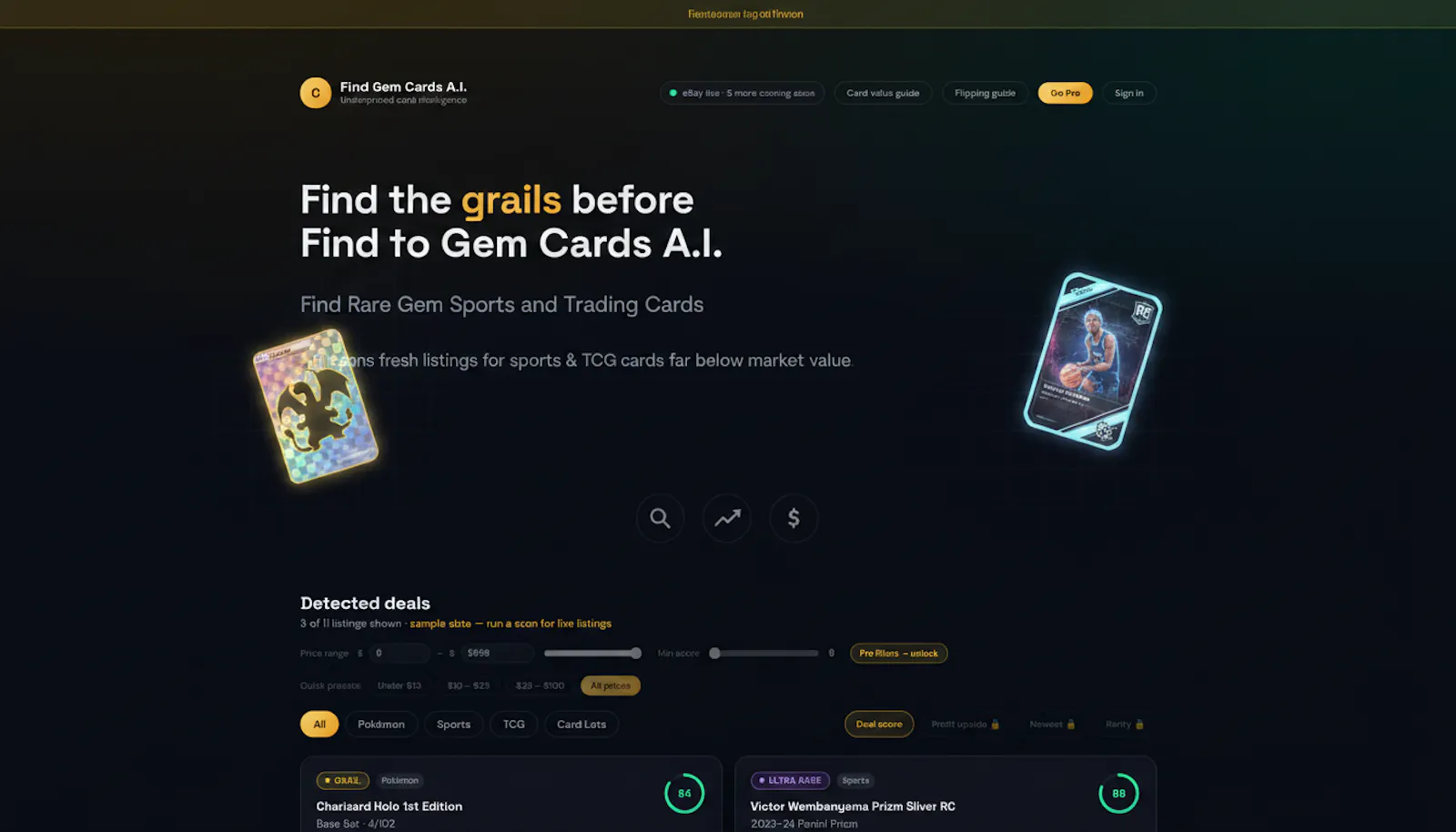 Find Gem Cards A.I. screenshot 1