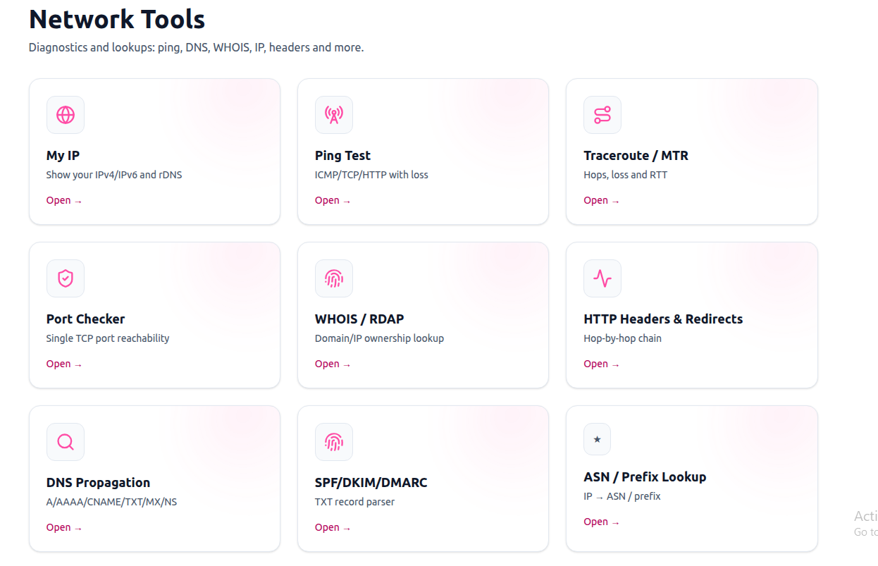 All-in-one Online Tool Suite - Screenshot 3 showing product features and functionality