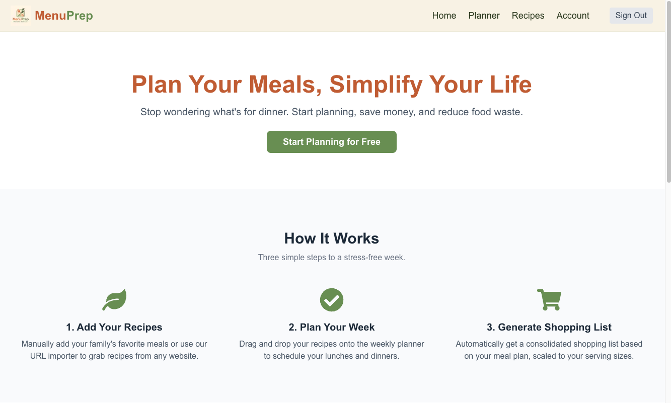 MenuPrep gallery image