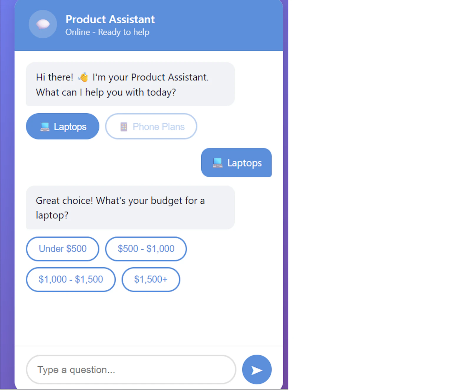 ProductBot screenshot 1