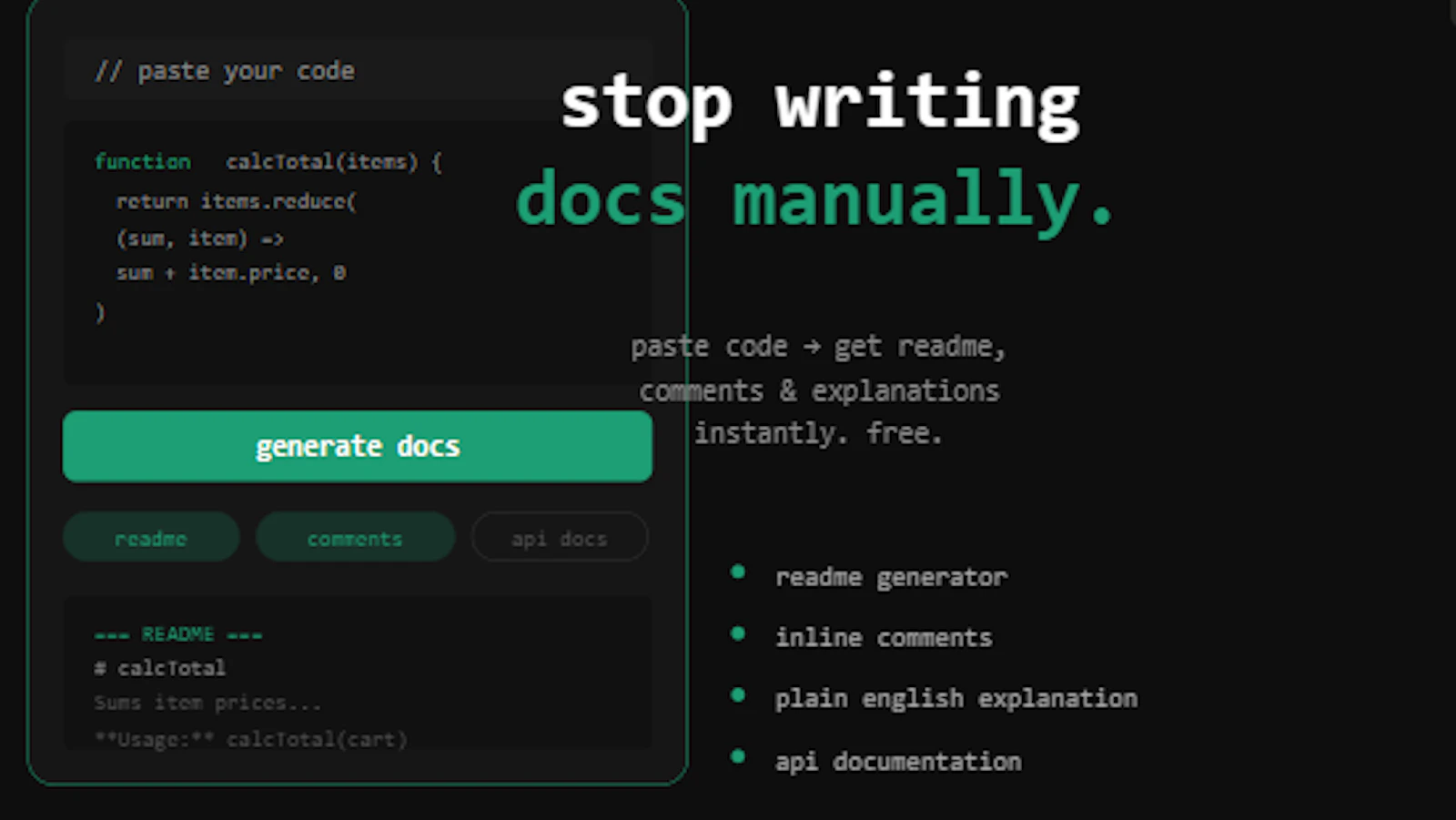 DocuGen AI screenshot 1