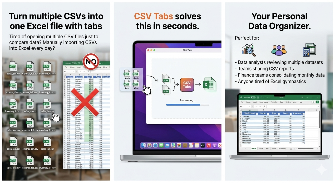CSV Tabs gallery image