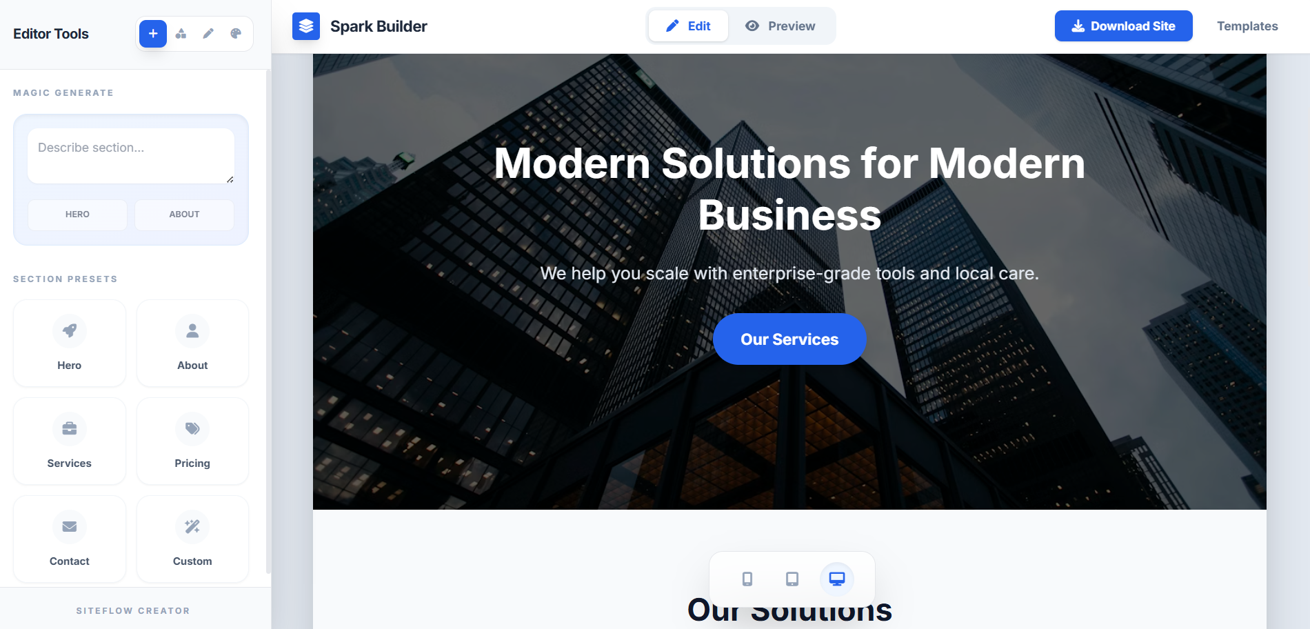 Spark Builder gallery image