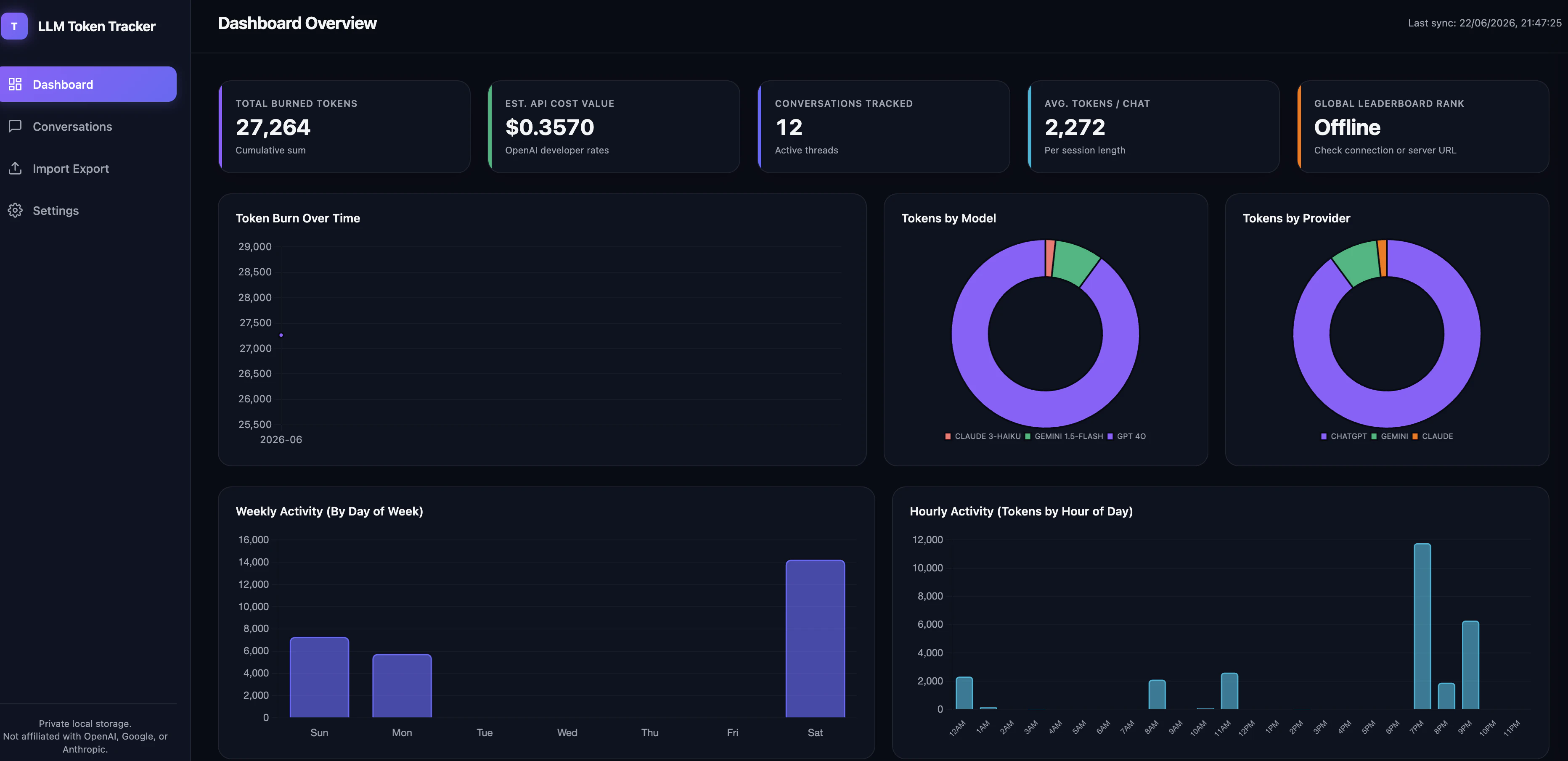 TOKEN TRACKER 截图