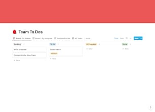 Non-Profit Notion Dashboard gallery image