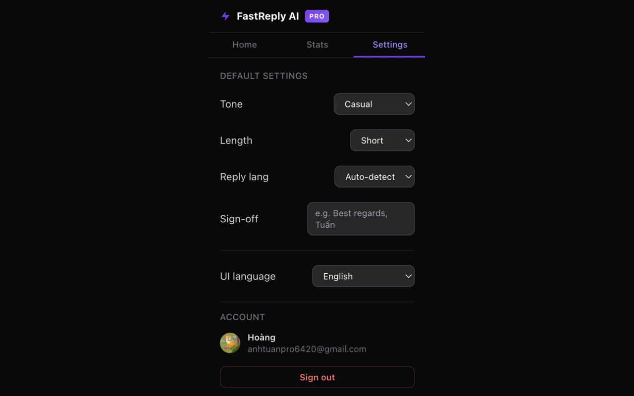 FastReply AI for Gmail screenshot 3