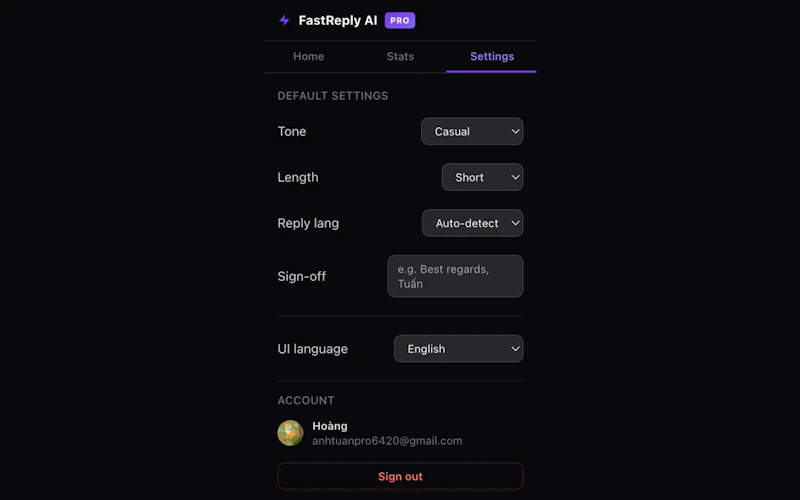 FastReply AI for Gmail screenshot 3