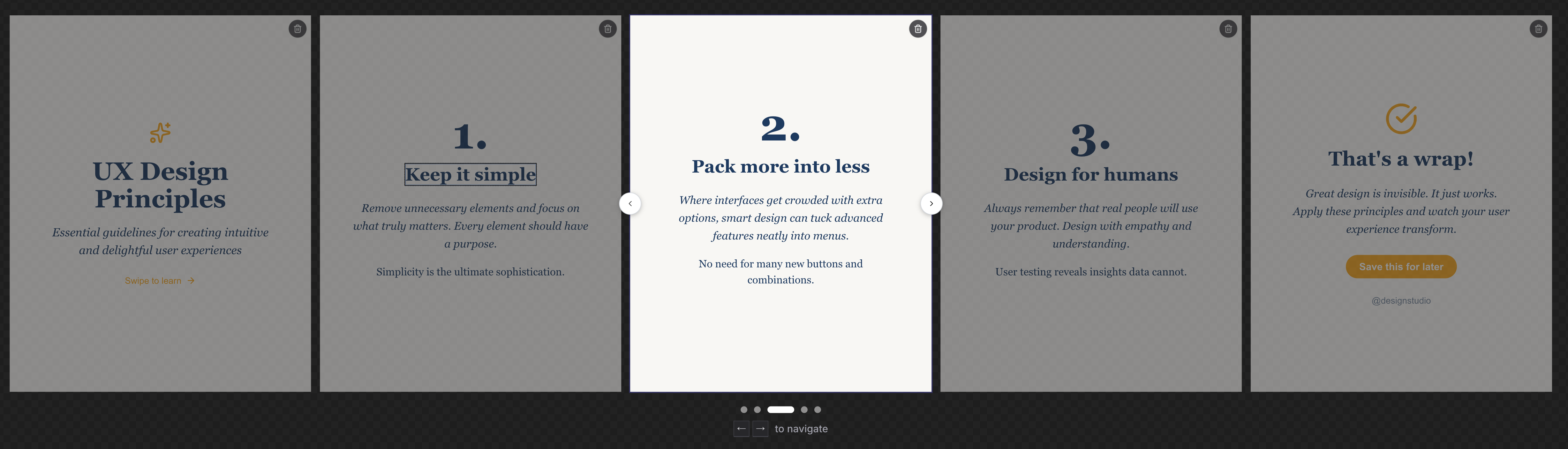 InstaCarousel AI - Screenshot 3 showing product features and functionality